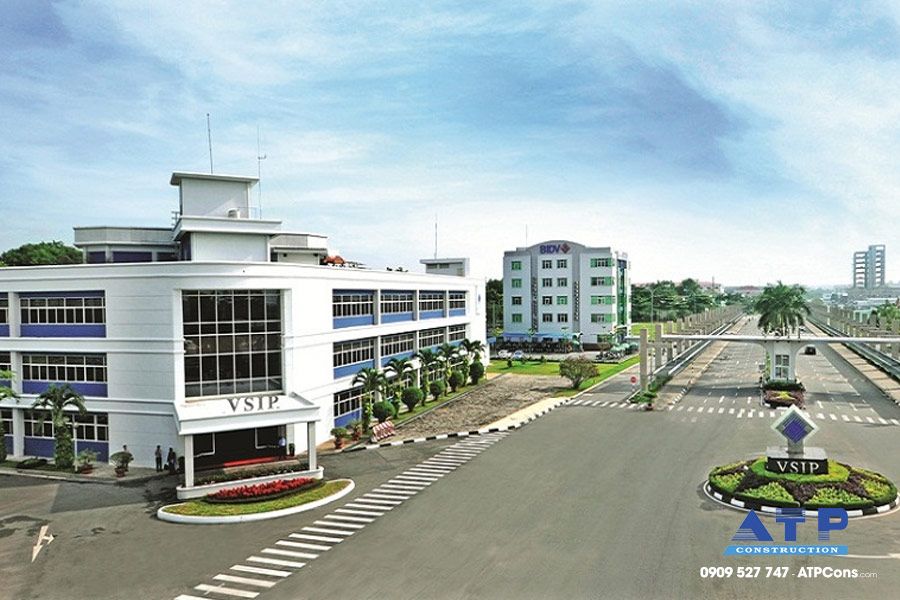Thi công, xây dựng nhà xưởng KCN Mỹ Phước 2