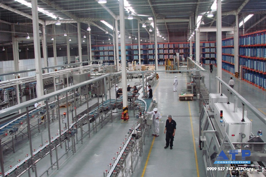 nhà xưởng sản xuất thực phẩm