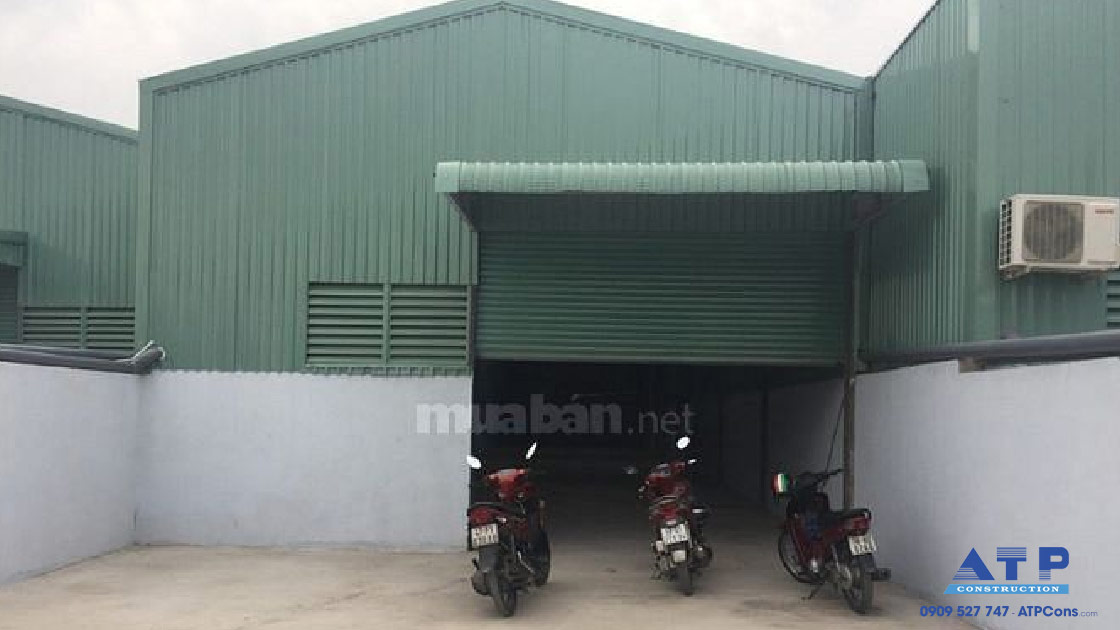 1 tỷ xây nhà xưởng 500m2