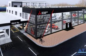 Showroom Oto Nha Thep Tien Che1