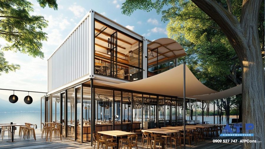 Nha Thep Tien Che Quan Cafe